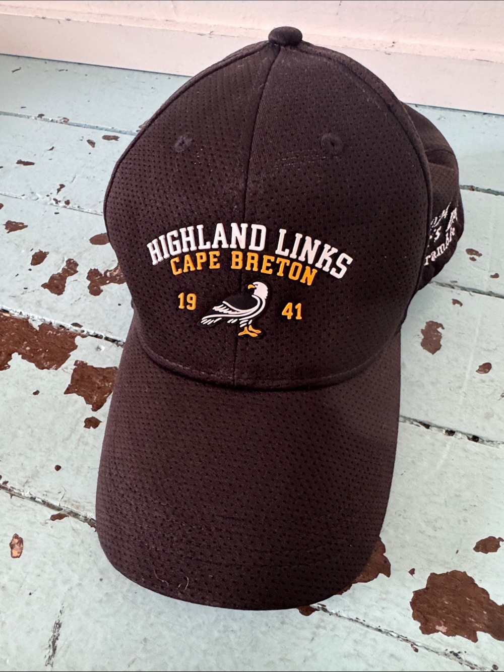 Highland Links Golf Hat Cape Breton Highlands Parks Canada Mid Fit Adjustable